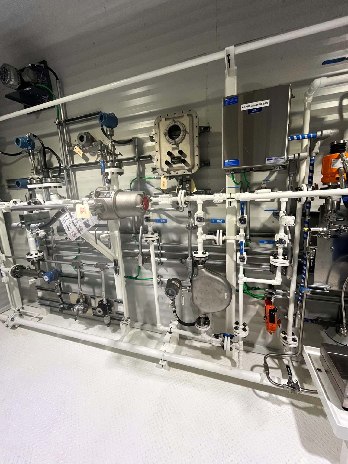 Metering skid