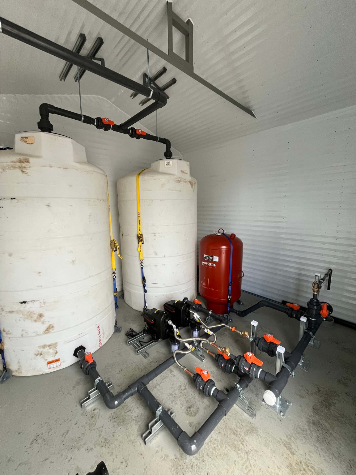 Water pump skid